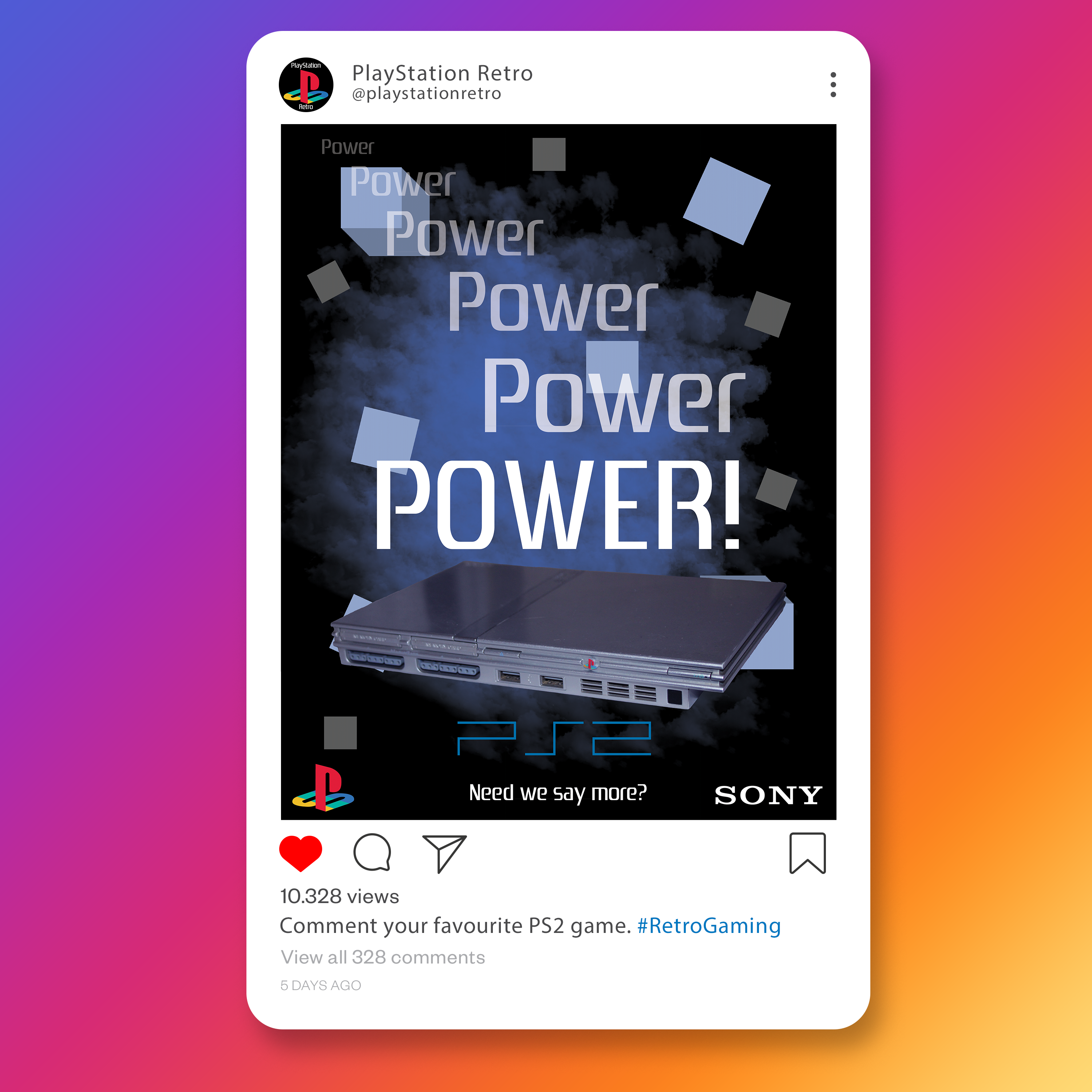 A mockup for an Instagram post of the ad.